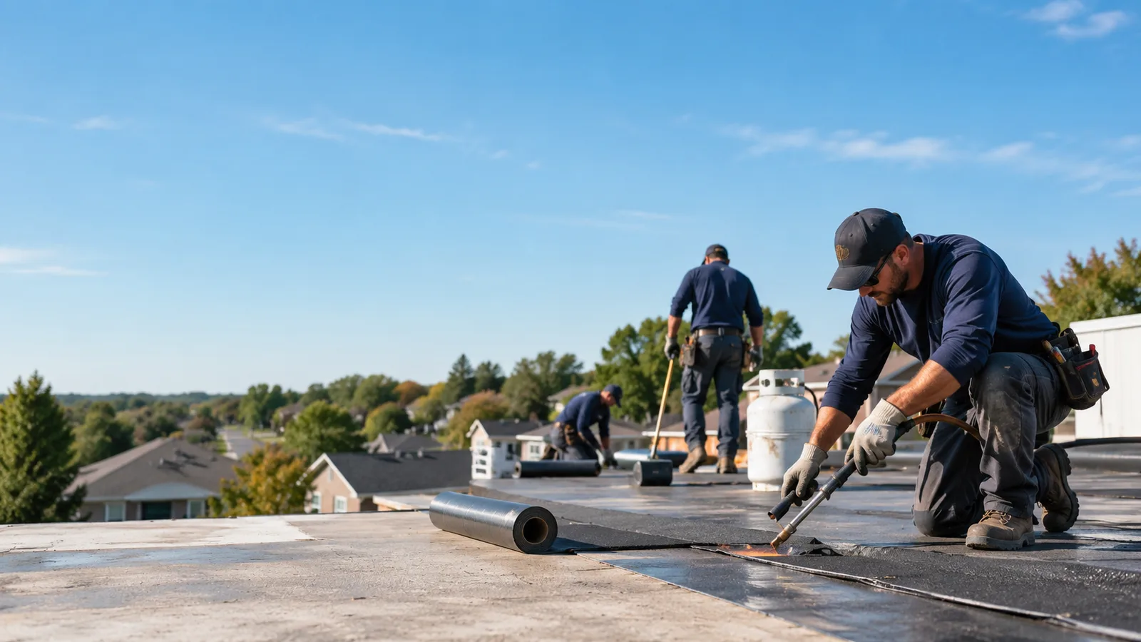 Flat Roof Leak Repair providers in Yale, IL